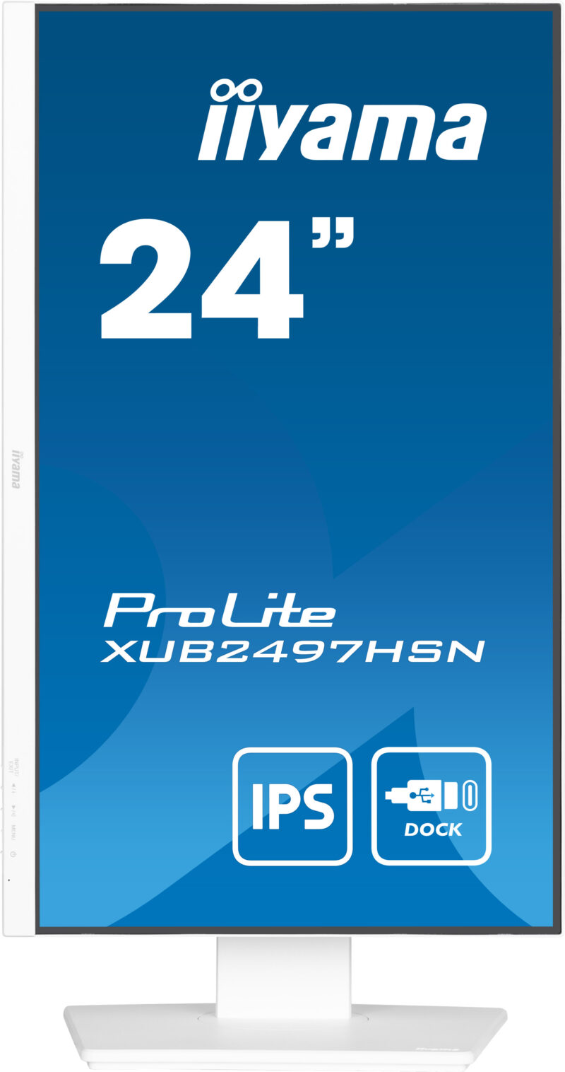 iiyama ProLite XUB2497HSN-W2 Monitor PC 60,5 cm (23.8") 1920 x 1080 Pixel Full HD LED Bianco immagine gallery 3 iiyama ProLite XUB2497HSN-W2 Monitor PC 60,5 cm (23.8") 1920 x 1080 Pixel Full HD LED Bianco
