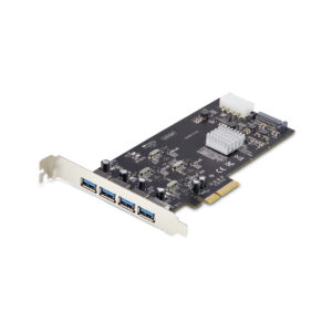 StarTech.com Scheda PCIe USB a 4 porte, USB 3.2 5Gbps, scheda di espansione PCI Express con 4 controller USB indipendenti, 4 porte USB-A, Windows/macOS/Linux immagine principale StarTech.com Scheda PCIe USB a 4 porte, USB 3.2 5Gbps, scheda di espansione PCI Express con 4 controller USB indipendenti, 4 porte USB-A, Windows/macOS/Linux
