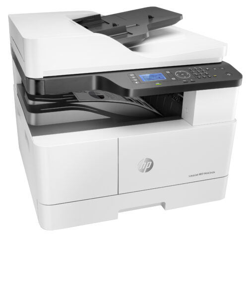 HP LaserJet M443nda Multifunction Bianco e nero Stampante, Solo Ethernet; Fotocopiatrice, scanner