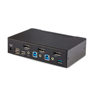StarTech.com KVM Switch DisplayPort a 2 porte, Display singolo 8K 60Hz / 4K 144Hz, DP 1.4, 2 porte USB 3.0, 4 porte USB 2.0 HID, Commutazione con hot keys, Conforme a TAA - Indipendente dal SO, Case in metallo immagine gallery 2 StarTech.com KVM Switch DisplayPort a 2 porte, Display singolo 8K 60Hz / 4K 144Hz, DP 1.4, 2 porte USB 3.0, 4 porte USB 2.0 HID, Commutazione con hot keys, Conforme a TAA - Indipendente dal SO, Case in metallo