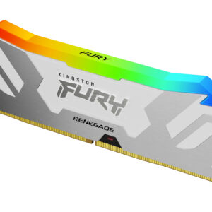 Kingston Technology FURY 32GB 6400MT/s DDR5 CL32 DIMM (Kit da 2) Renegade RGB Bianco XMP