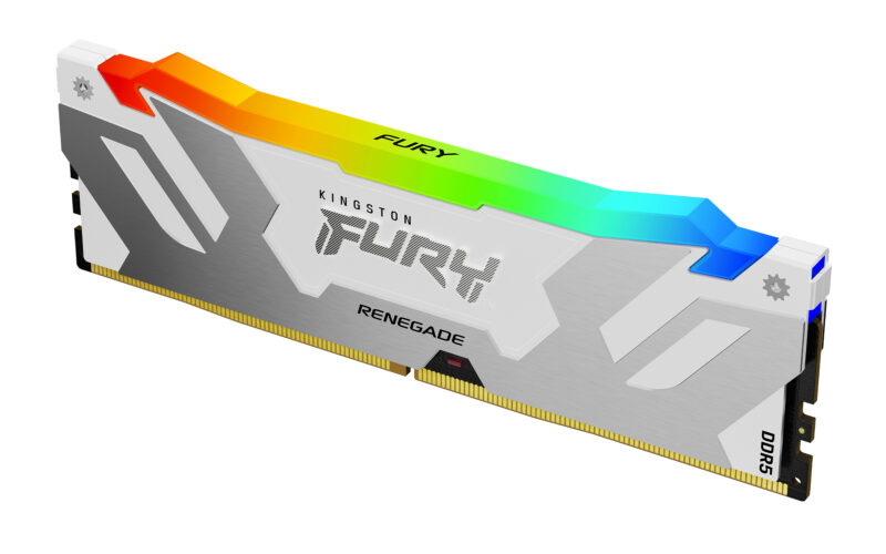 Kingston Technology FURY 32GB 6400MT/s DDR5 CL32 DIMM (Kit da 2) Renegade RGB Bianco XMP