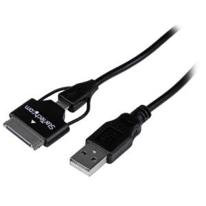 StarTech.com Cavo combo connettore dock per Samsung Galaxy Tab o Micro USB a USB da 0,65 m immagine principale StarTech.com Cavo combo connettore dock per Samsung Galaxy Tab o Micro USB a USB da 0,65 m