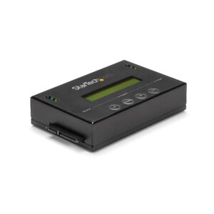 StarTech.com Duplicatore ed Eraser Standalone 1:1 per Hard Disk HDD/SSD SATA con funzione Clone - Display LCD - Conforme TAA - Indipendente dal sistema operativo immagine principale StarTech.com Duplicatore ed Eraser Standalone 1:1 per Hard Disk HDD/SSD SATA con funzione Clone - Display LCD - Conforme TAA - Indipendente dal sistema operativo