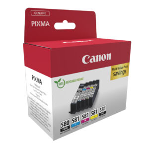 Canon 2078C007 cartuccia d'inchiostro 5 pz Originale Nero, Blu, Ciano, Magenta, Giallo