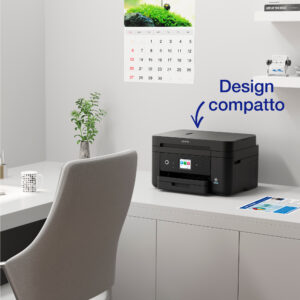 Epson WorkForce WF-2960DWF stampante multifunzione A4 getto d'inchiostro (stampa, scansione, copia), Display LCD 6.1 cm, ADF, WiFi Direct, AirPrint, 3 mesi di inchiostro incluso con ReadyPrint