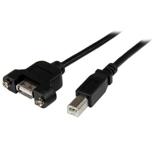StarTech.com Cavo USB a pannello 91 cm A ad B - F/M immagine principale StarTech.com Cavo USB a pannello 91 cm A ad B - F/M