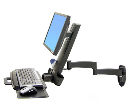 Ergotron 200 Series Combo Arm 61 cm (24") Parete Nero immagine principale Ergotron 200 Series Combo Arm 61 cm (24") Parete Nero