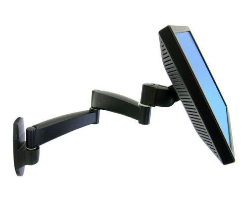 Ergotron 200 Series Wall Mount Arm, 2 Extensions 61 cm (24") Parete Nero immagine principale Ergotron 200 Series Wall Mount Arm, 2 Extensions 61 cm (24") Parete Nero