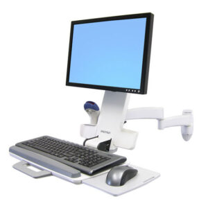Ergotron 200 Series Combo Arm 61 cm (24") Parete Bianco