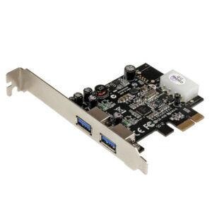 StarTech.com Adattatore scheda SuperSpeed USB 3.0 con 2 porte PCI Express (PCIe) con UASP - Alimentazione LP4 immagine principale StarTech.com Adattatore scheda SuperSpeed USB 3.0 con 2 porte PCI Express (PCIe) con UASP - Alimentazione LP4