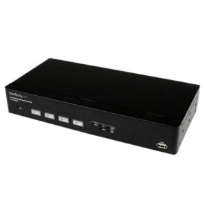 StarTech.com Switch KVM VGA USB a 4 porte con tecnologia di commutazione rapida DDM e cavi immagine principale StarTech.com Switch KVM VGA USB a 4 porte con tecnologia di commutazione rapida DDM e cavi