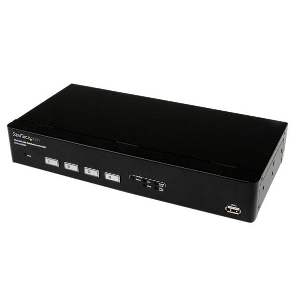 StarTech.com Switch KVM VGA USB a 4 porte con tecnologia di commutazione rapida DDM e cavi immagine principale StarTech.com Switch KVM VGA USB a 4 porte con tecnologia di commutazione rapida DDM e cavi
