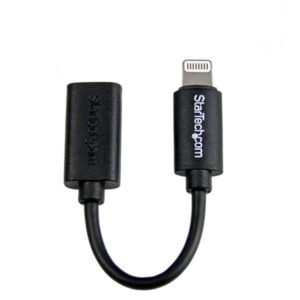 StarTech.com Adattatore connettore Micro USB a Lightning 8 pin di Apple nero per iPhone/iPod/iPad immagine principale StarTech.com Adattatore connettore Micro USB a Lightning 8 pin di Apple nero per iPhone/iPod/iPad