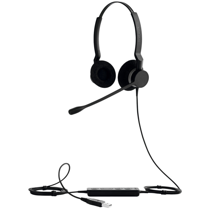 Jabra Biz 2300 Auricolare Cablato A Padiglione Ufficio USB tipo A Nero