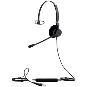 Jabra 2393-823-109 cuffia e auricolare Cablato A Padiglione Ufficio USB tipo A Nero