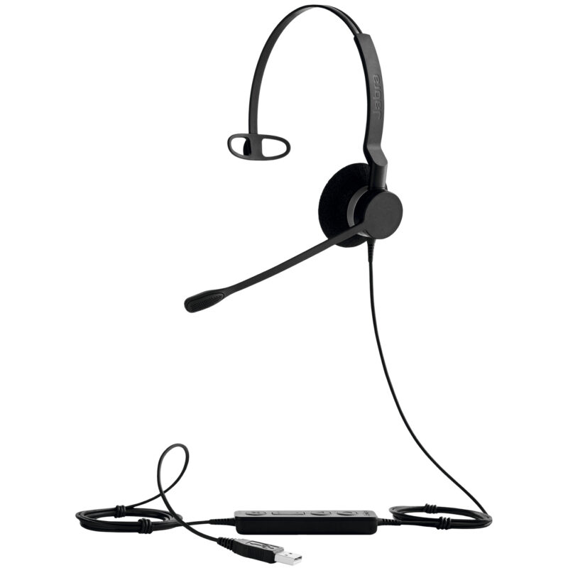 Jabra 2393-823-109 cuffia e auricolare Cablato A Padiglione Ufficio USB tipo A Nero