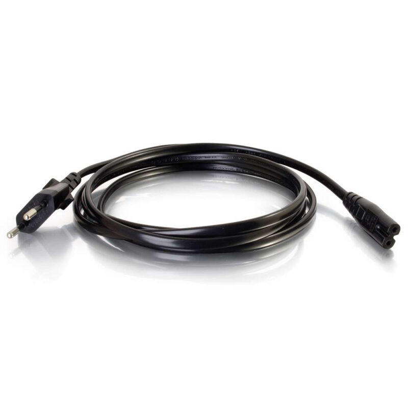C2G 80618 cavo di alimentazione Nero 3 m CEE7/7 Accoppiatore C7