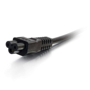 C2G 80608 cavo di alimentazione Nero 3 m CEE7/7 Accoppiatore C5