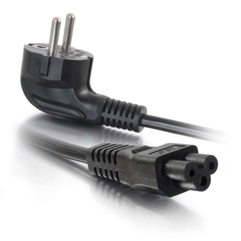 C2G 80608 cavo di alimentazione Nero 3 m CEE7/7 Accoppiatore C5