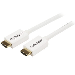 StarTech.com Cavo HDMI ad alta velocità da 3 m - Cavo Ultra HD 4k x 2k a parete CL3 bianco - HDMI a HDMI - M/M immagine principale StarTech.com Cavo HDMI ad alta velocità da 3 m - Cavo Ultra HD 4k x 2k a parete CL3 bianco - HDMI a HDMI - M/M