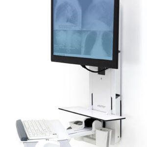 Ergotron 61-080-062 Supporti a parete per TV 61 cm (24") Bianco