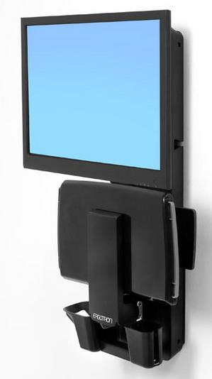 Ergotron 61-080-085 Supporti a parete per TV 61 cm (24") Nero immagine gallery 2 Ergotron 61-080-085 Supporti a parete per TV 61 cm (24") Nero