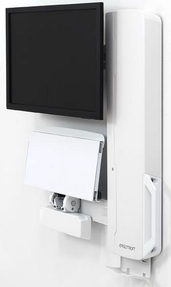 Ergotron 61-081-062 Supporti a parete per TV 61 cm (24") Bianco