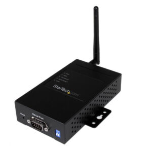 StarTech.com Convertitore industriale wireless seriale a IP Ethernet 1 porta RS-232/422/485 con alimentazione ridondante