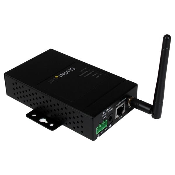 StarTech.com Convertitore industriale wireless seriale a IP Ethernet 1 porta RS-232/422/485 con alimentazione ridondante