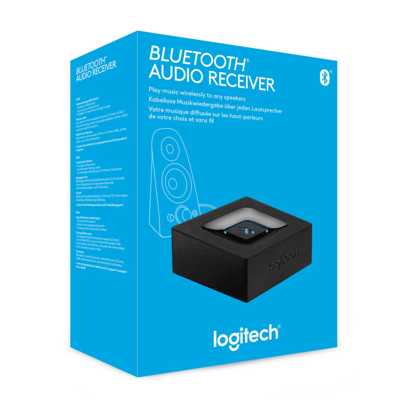 Logitech Bluetooth Audio Receiver 15 m Nero immagine gallery 8 Logitech Bluetooth Audio Receiver 15 m Nero