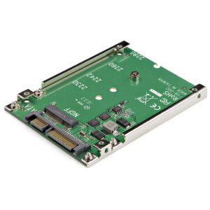 StarTech.com Adattatore da SSD M.2 SATA a SATA da 2,5", convertitore da M.2 NGFF a SATA, altezza 7 mm, adattatore per unità disco rigido M2 - Non compatibile con NVMe immagine principale StarTech.com Adattatore da SSD M.2 SATA a SATA da 2,5", convertitore da M.2 NGFF a SATA, altezza 7 mm, adattatore per unità disco rigido M2 - Non compatibile con NVMe