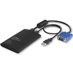 StarTech.com Adattatore Crash Cart portatile console KVM a USB 2.0 del laptop con trasferimento di file e Acquisizione Video immagine principale StarTech.com Adattatore Crash Cart portatile console KVM a USB 2.0 del laptop con trasferimento di file e Acquisizione Video