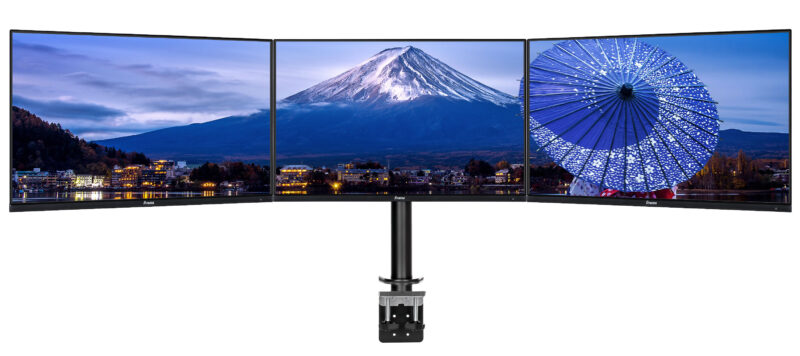 iiyama Desk Mount 68,6 cm (27") Scrivania Nero immagine gallery 4 iiyama Desk Mount 68,6 cm (27") Scrivania Nero