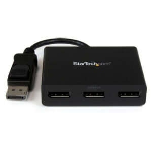 StarTech.com Hub MST DisplayPort a 3 Porte - Adattatore Multi-Monitor DP 1.2 - SdoppiatoreSplitter Video DisplayPort 4K 30Hz o 1080p 60Hz per triplo Monitor - Solo Windows immagine principale StarTech.com Hub MST DisplayPort a 3 Porte - Adattatore Multi-Monitor DP 1.2 - SdoppiatoreSplitter Video DisplayPort 4K 30Hz o 1080p 60Hz per triplo Monitor - Solo Windows