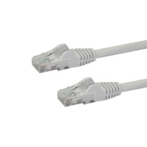 StarTech.com Cavo di Rete Bianco Cat6 UTP Ethernet Gigabit RJ45 Antigroviglio - 50cm immagine principale StarTech.com Cavo di Rete Bianco Cat6 UTP Ethernet Gigabit RJ45 Antigroviglio - 50cm