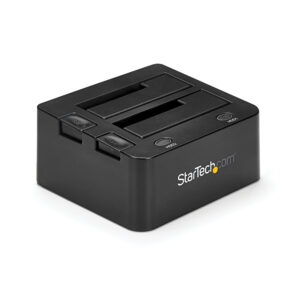StarTech.com Docking Station USB 3.0 per doppio Hard Disk SSD / SATA da 2.5" / 3.5" con UASP immagine principale StarTech.com Docking Station USB 3.0 per doppio Hard Disk SSD / SATA da 2.5" / 3.5" con UASP