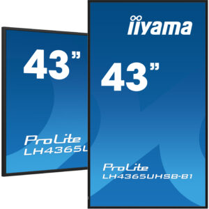 iiyama LH4365UHSB-B1 visualizzatore di messaggi Design chiosco 108 cm (42.5") LED Wi-Fi 800 cd/m² 4K Ultra HD Nero Processore integrato Android 11 24/7 immagine principale iiyama LH4365UHSB-B1 visualizzatore di messaggi Design chiosco 108 cm (42.5") LED Wi-Fi 800 cd/m² 4K Ultra HD Nero Processore integrato Android 11 24/7