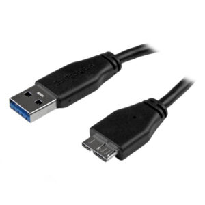 StarTech.com Cavo USB 3.0 Tipo A a Micro B slim - Connettore USB3.0 A a Micro B slim ad alta velocità M/M - 3m immagine principale StarTech.com Cavo USB 3.0 Tipo A a Micro B slim - Connettore USB3.0 A a Micro B slim ad alta velocità M/M - 3m