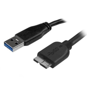 StarTech.com Cavo USB 3.0 Tipo A a Micro B slim - Connettore USB3.0 A a Micro B slim M/M - 50cm immagine principale StarTech.com Cavo USB 3.0 Tipo A a Micro B slim - Connettore USB3.0 A a Micro B slim M/M - 2m