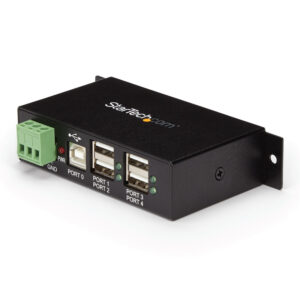 StarTech.com HUB USB 2.0 Industriale in metallo a 4 porte con protezione da sovracorrenti - montabile immagine principale StarTech.com HUB USB 2.0 Industriale in metallo a 4 porte con protezione da sovracorrenti - montabile