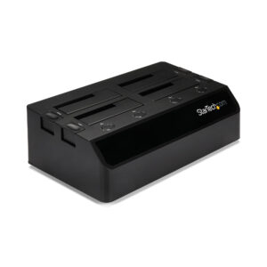 StarTech.com Base de Acoplamiento USB 3.0 con 4 Bahías SATA 6Gbps de 2.5 y 3.5 Pulgadas - Docking Station para HDD SSD immagine principale StarTech.com Base de Acoplamiento USB 3.0 con 4 Bahías SATA 6Gbps de 2.5 y 3.5 Pulgadas - Docking Station para HDD SSD