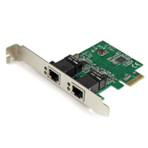 StarTech.com Adattatore Scheda di Rete Ethernet Gigabit PCI express PCIe NIC a 2 porte RJ45 da 1 Gbps immagine principale StarTech.com Adattatore Scheda di Rete Ethernet Gigabit PCI express PCIe NIC a 2 porte RJ45 da 1 Gbps