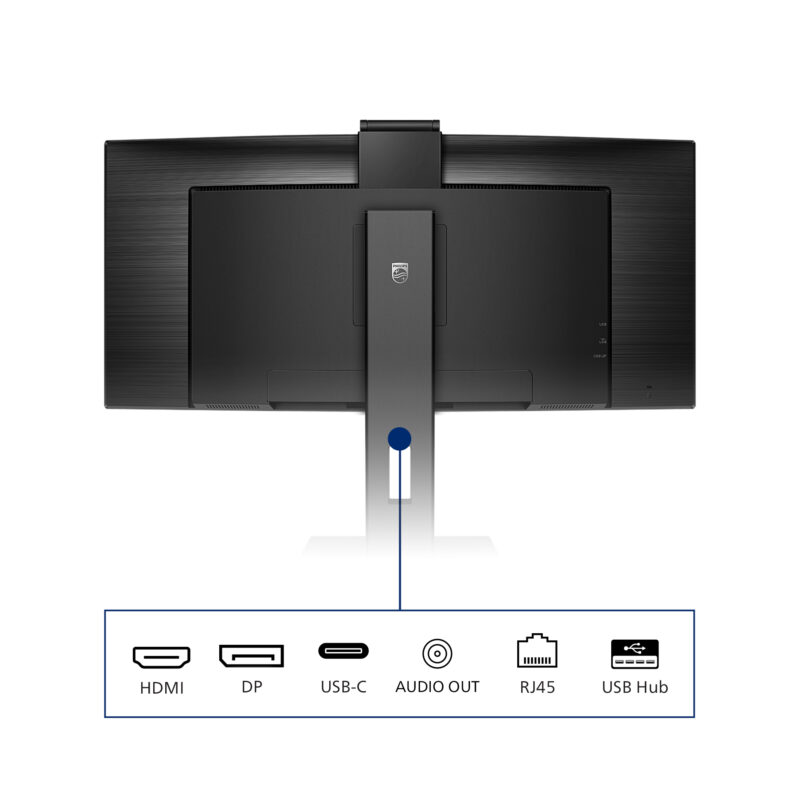 Philips P Line 346P1CRH/00 LED display 86,4 cm (34") 3440 x 1440 Pixel UltraWide Quad HD Nero
