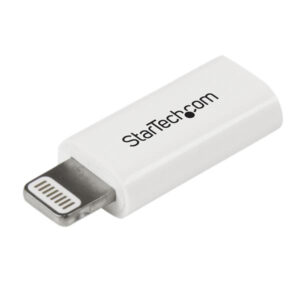 StarTech.com Adattatore connettore Micro USB a Apple Lightning a 8 pin per iPhone / iPad / iPod - Bianco immagine principale StarTech.com Adattatore connettore Micro USB a Apple Lightning a 8 pin per iPhone / iPad / iPod - Bianco