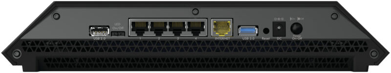 NETGEAR Nighthawk X6 AC3200 router wireless Gigabit Ethernet Banda tripla (2.4 GHz/5 GHz/5 GHz) Nero