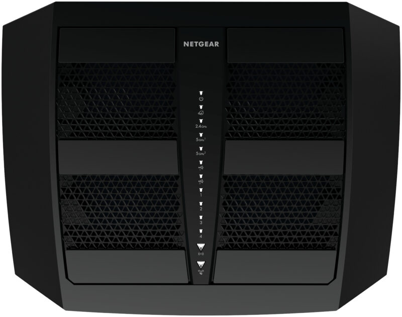 NETGEAR Nighthawk X6 AC3200 router wireless Gigabit Ethernet Banda tripla (2.4 GHz/5 GHz/5 GHz) Nero