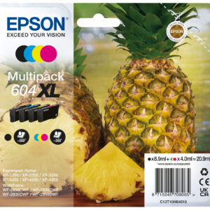 Epson 604XL cartuccia d'inchiostro 4 pz Originale Resa elevata (XL) Nero, Ciano, Magenta, Giallo