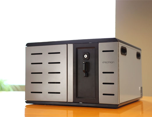 Ergotron ZIP12 Armadio per la gestione dei dispositivi portatili Nero, Grigio