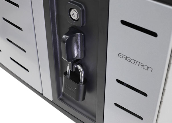 Ergotron ZIP12 Armadio per la gestione dei dispositivi portatili Nero, Grigio